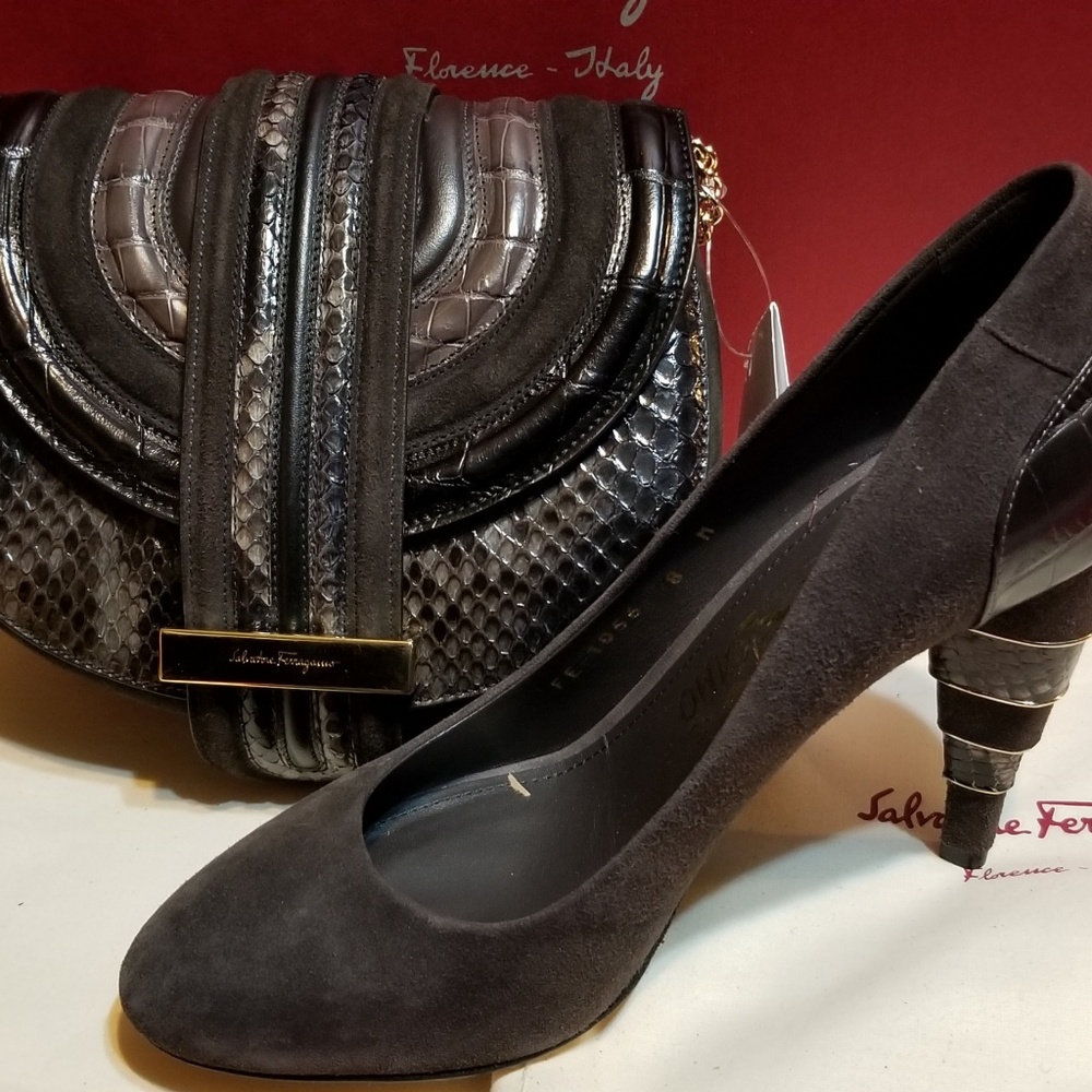 Salvatore Ferragamo Python Shoe and Bag